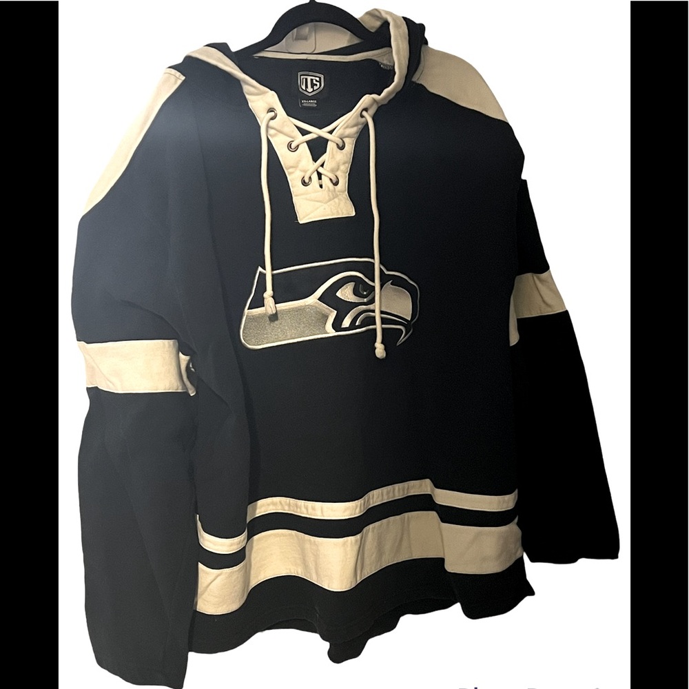 Seahawks Hoodie- Hockey Style
